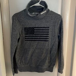 H&M American Flag Sweatshirt Boys 10-12